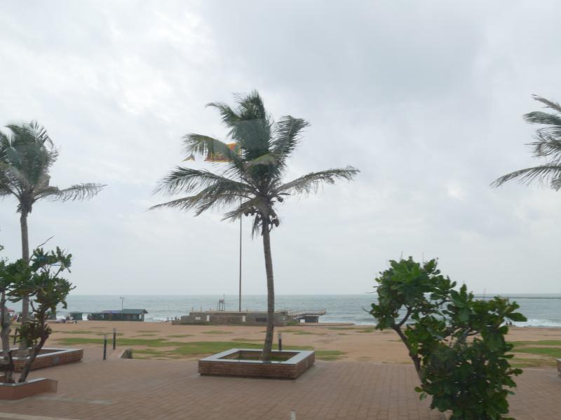 Colombo. Bulwar Galle Face Green nad Oceanem Indyjskim