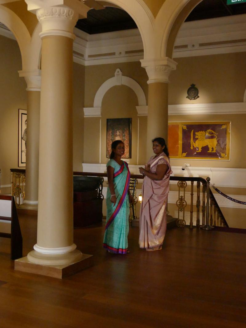 Muzeum Narodowe – lankijski personel