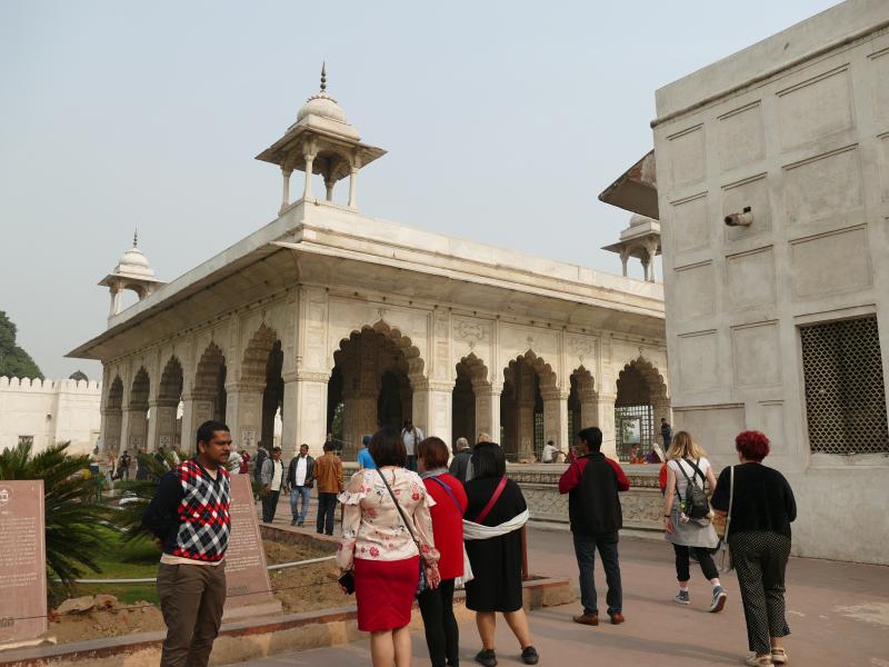 Czerwony Fort.  Pałac cesarski. Pawilon Audiencji  Prywatnych – Diwan-i-Khas