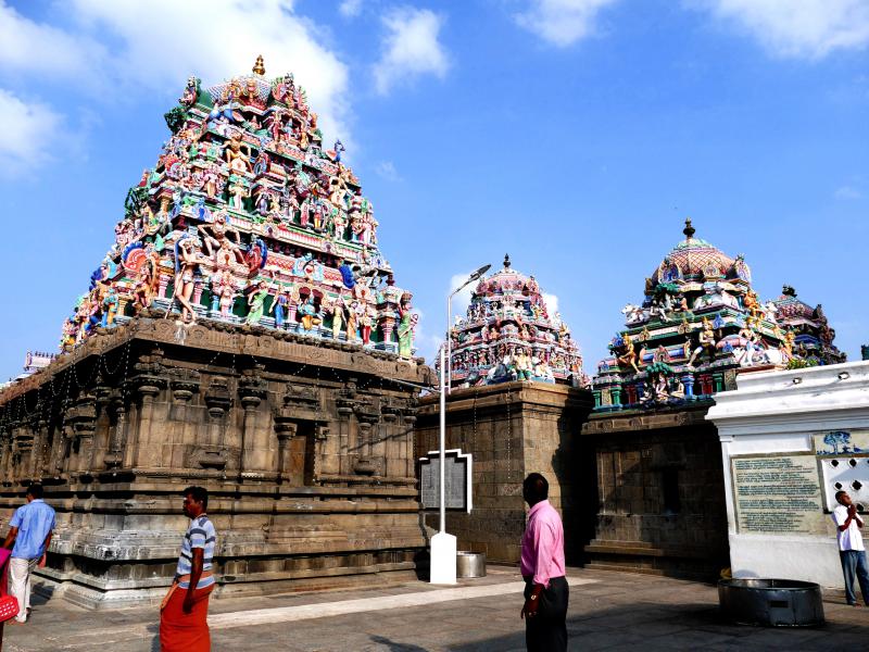 Chennai.  Świątynia Kapaliśwara  poświęcona Śiwie