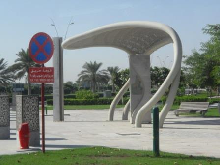 Fot. 50 Przystanki autobusowe w Abu Dhabi