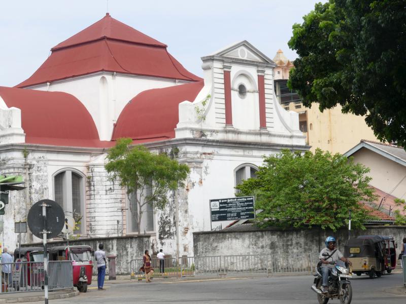 Colombo. Holenderski  kościół Wolvendaal z połowy XVIII w.