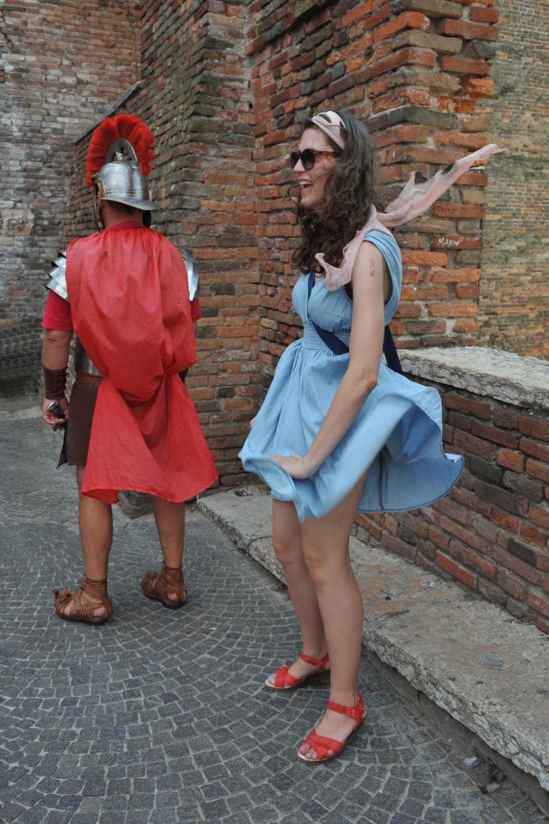 Verona rzymianin i dziewczyna
