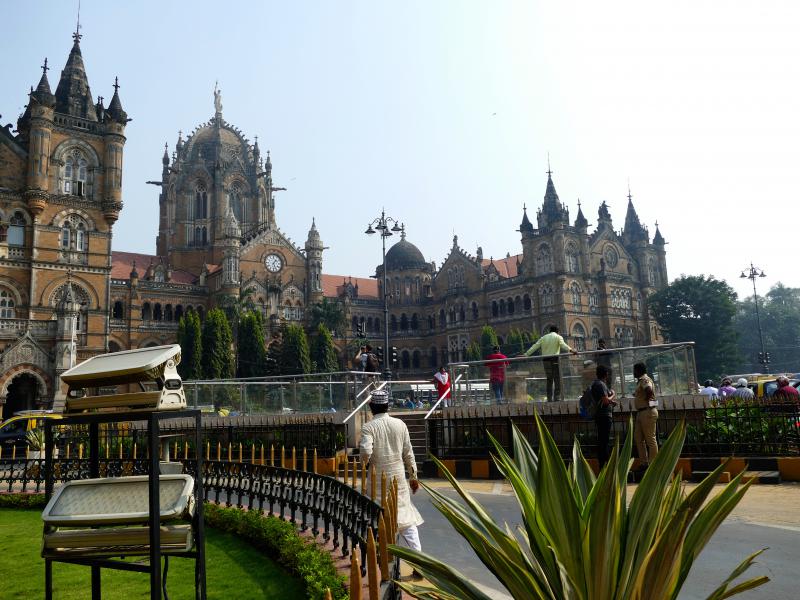 Dworzec kolejowy Chatrapati Shivaji Terminus /d. Victoria/. Zabytek brytyjskiego Bombaju